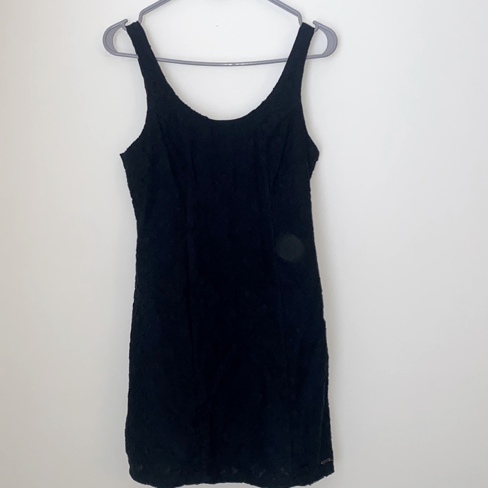 Navy Holister Lace Mini Dress